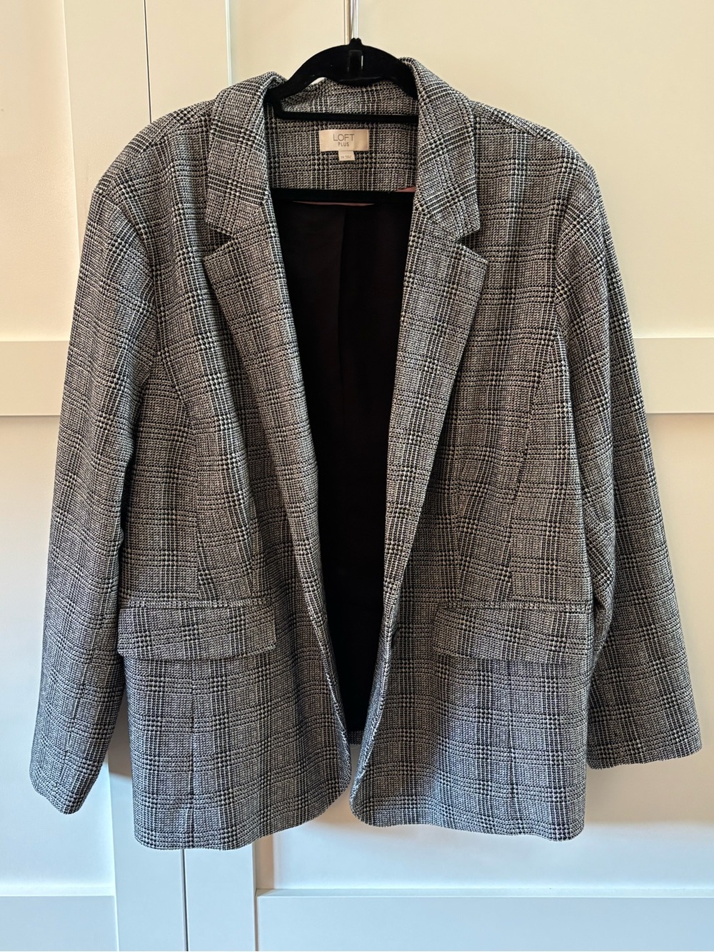 Loft plaid blazer